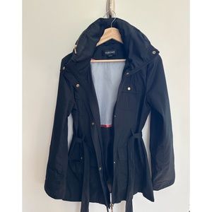 Ellen Tracy belted rain coat